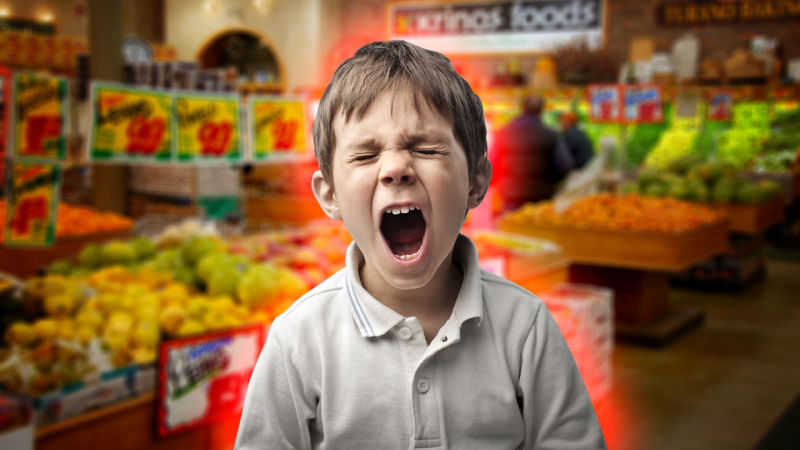 Autism and tantrums shopping